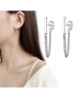925 srebro kreatywne kolczyki geometryczne kolczyki dla kobiet kolczyki wiszące Drop Earing nowoczesna biżuteria A159