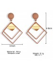 IPARAM Fashion Statement geometryczne kolczyki dla kobiet Vintage Alloy kolczyki Party biżuteria prezenty hurtowych