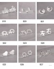Prawdziwe 925 Sterling Silver biżuteria dla kobiet Cute AnimalHollow kolczyk Stud mały kolczyk dla dziewczyn hurtowych
