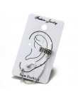 Tocona 3 sztuk/zestaw Bohemia księżyc spadek kolczyki zestaw liść Ball Chain Alloy dynda kolczyk Piercing Brincos dla kobiet biż