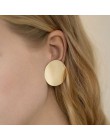 Moda kreatywne kolczyki 2019 duże geometryczne okrągłe kolczyki dla kobiet kolczyki wiszące Drop Earing nowoczesna damska biżute