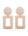Moda kreatywne kolczyki 2019 duże geometryczne okrągłe kolczyki dla kobiet kolczyki wiszące Drop Earing nowoczesna damska biżute