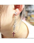 Gothic diy czarny nietoperz w kształcie klipsy do uszu dla kobiet dziewczyn Punk Dragon Snake Butterfly Ax Vintage kolczyki Part