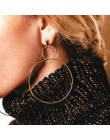 Moda kreatywne kolczyki 2019 duże geometryczne okrągłe kolczyki dla kobiet kolczyki wiszące Drop Earing nowoczesna damska biżute