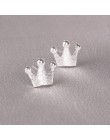 Prawdziwe 925 Sterling Silver biżuteria dla kobiet Cute AnimalHollow kolczyk Stud mały kolczyk dla dziewczyn hurtowych