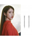 MENGJIQIAO 2019 nowy koreański TV gwiazda eleganckie błyszczące Rhinestone spadek kolczyki dla kobiet metalowe koło kryształ Oor
