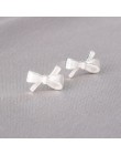 Prawdziwe 925 Sterling Silver biżuteria dla kobiet Cute AnimalHollow kolczyk Stud mały kolczyk dla dziewczyn hurtowych