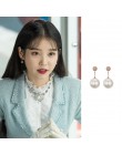 MENGJIQIAO 2019 nowy koreański TV gwiazda eleganckie błyszczące Rhinestone spadek kolczyki dla kobiet metalowe koło kryształ Oor