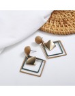 Moda kreatywne kolczyki 2019 duże geometryczne okrągłe kolczyki dla kobiet kolczyki wiszące Drop Earing nowoczesna damska biżute