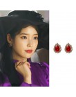 MENGJIQIAO 2019 nowy koreański TV gwiazda eleganckie błyszczące Rhinestone spadek kolczyki dla kobiet metalowe koło kryształ Oor