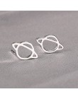 Prawdziwe 925 Sterling Silver biżuteria dla kobiet Cute AnimalHollow kolczyk Stud mały kolczyk dla dziewczyn hurtowych