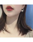 2019 New Arrival symulowane-pearl Trendy okrągłe kobiety Dangle kolczyki osobowość Arc pearl kolczyki czeski spadek kolczyki