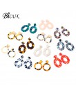 BICUX Fashion czeski komunikat akrylowe spadek kolczyki dla kobiet w stylu Vintage koreański geometria dynda wiszące kolczyki 20