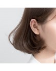 Klipsy na uszy bez dziurek krzyż C kształt nausznice Ear Cuff kobiety kolczyki moda 925 srebro biżuteria Ear Wrap Earcuff