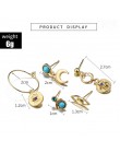 9 sztuk/zestaw Punk imitacja perły klipsy kryształowe dla kobiet artystyczna srebrna kolor Ear Cuff Brincos moda geometria biżut