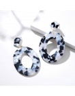 BICUX Fashion czeski komunikat akrylowe spadek kolczyki dla kobiet w stylu Vintage koreański geometria dynda wiszące kolczyki 20