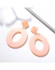 BICUX Fashion czeski komunikat akrylowe spadek kolczyki dla kobiet w stylu Vintage koreański geometria dynda wiszące kolczyki 20