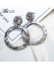 BICUX Fashion czeski komunikat akrylowe spadek kolczyki dla kobiet w stylu Vintage koreański geometria dynda wiszące kolczyki 20