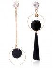 Vintage komunikat spadek kolczyki dla kobiet 2019 nowych moda w stylu bohema Jewlery koreański Metal geometryczny złoty huśtawka