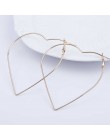 KISSWIFE Fashion 1 para/brzoskwiniowe serce typ geometryczne kolczyki kolczyki podkreślające osobowość biżuteria damska prosta b