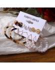 2019 Vintage Pearl Twist Big Circle zestaw kolczyków dla kobiet moda geometryczna imitacja kryształowe kolczyki z perłami biżute