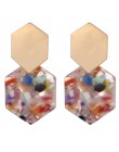 Vintage komunikat spadek kolczyki dla kobiet 2019 nowych moda w stylu bohema Jewlery koreański Metal geometryczny złoty huśtawka