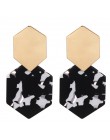 Vintage komunikat spadek kolczyki dla kobiet 2019 nowych moda w stylu bohema Jewlery koreański Metal geometryczny złoty huśtawka
