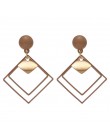 Vintage komunikat spadek kolczyki dla kobiet 2019 nowych moda w stylu bohema Jewlery koreański Metal geometryczny złoty huśtawka