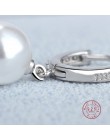 2019 kolczyki z pereł prawdziwa naturalna perła słodkowodna 925 srebro kolczyki perła biżuteria dla Wemon Wedding prezent matki