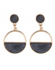Vintage komunikat spadek kolczyki dla kobiet 2019 nowych moda w stylu bohema Jewlery koreański Metal geometryczny złoty huśtawka