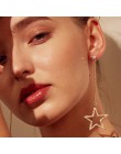 RscvonM przyloty Hot moda Brincos Bijoux Pentagram gwiazda z metalu łańcuch długie modne kolczyki z frędzlem dla Wome biżuteria