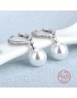 2019 kolczyki z pereł prawdziwa naturalna perła słodkowodna 925 srebro kolczyki perła biżuteria dla Wemon Wedding prezent matki