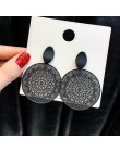 Vintage komunikat spadek kolczyki dla kobiet 2019 nowych moda w stylu bohema Jewlery koreański Metal geometryczny złoty huśtawka