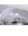 Najnowszy 925 Sterling Silver biżuteria damska moda Tiny 7mm X 7mm dmuchawiec kolczyki ze sztyftem na prezent dla dziewczyn Kid 