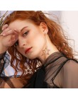 RscvonM przyloty Hot moda Brincos Bijoux Pentagram gwiazda z metalu łańcuch długie modne kolczyki z frędzlem dla Wome biżuteria