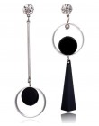 Vintage komunikat spadek kolczyki dla kobiet 2019 nowych moda w stylu bohema Jewlery koreański Metal geometryczny złoty huśtawka