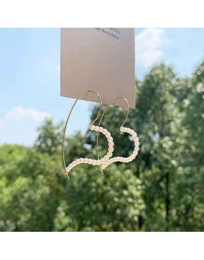 2019 nowy projekt moda biżuteria eleganckie ręcznie tkane kolczyki w kształcie wachlarza wedding party kolczyki dla dziewczyn pr