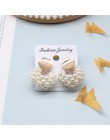 2019 nowy projekt moda biżuteria eleganckie ręcznie tkane kolczyki w kształcie wachlarza wedding party kolczyki dla dziewczyn pr