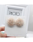 2019 nowy projekt moda biżuteria eleganckie ręcznie tkane kolczyki w kształcie wachlarza wedding party kolczyki dla dziewczyn pr