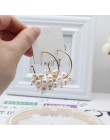 2019 nowy projekt moda biżuteria eleganckie ręcznie tkane kolczyki w kształcie wachlarza wedding party kolczyki dla dziewczyn pr