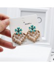 2019 nowy projekt moda biżuteria eleganckie ręcznie tkane kolczyki w kształcie wachlarza wedding party kolczyki dla dziewczyn pr