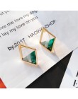 Kolczyki dziewczyna unikatowe dla kobiet kolczyki duża stylowa prosta kolczyki moda Hollow out nieregularna geometria kolor pros