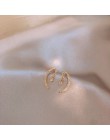 2019 New Arrival Crystal Classic Moon kobiety Dangle kolczyki moda artystyczna kolczyki dla kobiet oświadczenie