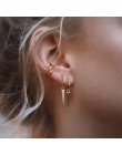 Punk złoty Metal Ear Cuff klips do chrząstki ucha dla kobiet nie przebili C kształt geometryczny mały Earcuff Ear Wrap Earcuff k