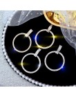 New Arrival metalowa hiperbola okrągłe kobiety Dangle kolczyki moda kobieta koreański proste kolczyki biżuteria koło