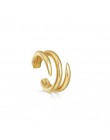 Punk złoty Metal Ear Cuff klips do chrząstki ucha dla kobiet nie przebili C kształt geometryczny mały Earcuff Ear Wrap Earcuff k