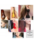 Długie wypadania dynda frędzle kolczyki w stylu Vintage kobiety Tassel kolczyki 9 kolorów Boho oświadczenie marka biżuteria kobi
