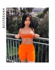 BOOFEENAA Sexy krótki dwuczęściowy zestaw krótkie bluzki i spodenki dla motocyklisty szary czarny Bodycon pasujące zestawy letni