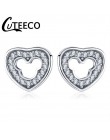 CUTEECO 2019 luksusowa cyrkonia Mickey Minnie stadniny kolczyki Crystal Fit marka kolczyki dla kobiet dzieci dziewczyny modna bi
