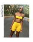 BOOFEENAA Sexy krótki dwuczęściowy zestaw krótkie bluzki i spodenki dla motocyklisty szary czarny Bodycon pasujące zestawy letni